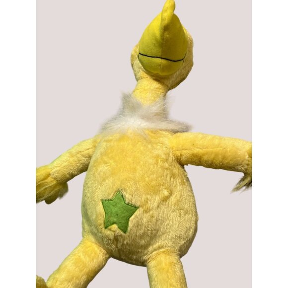 Vintage Kohl’s Cares Dr. Seuss Yellow Sneetches Plush Toy 16" Soft Cuddly Stuff - Picture 4 of 8